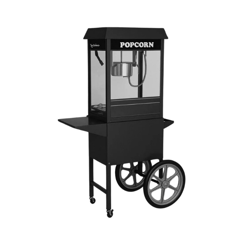 By Kitchen DPM-KA-S Arabalı Patlamış Mısır (Popcorn) Makinesi - Siyah