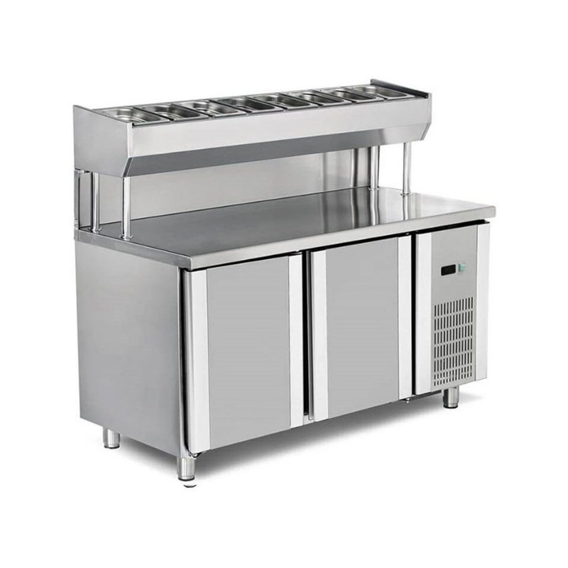 By Kitchen DSG-2 Çift Kapılı Pizza Hazırlık Dolabı