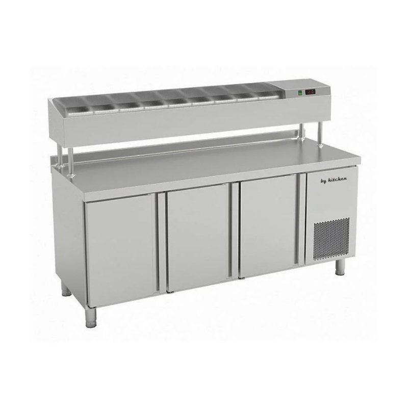 By Kitchen DSG-3 Üç Kapılı Pizza Hazırlık Dolabı