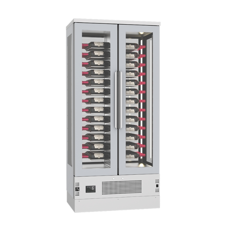 Frenox WN10-BH Çift Kapılı Arkası Camlı Şarap Dolabı