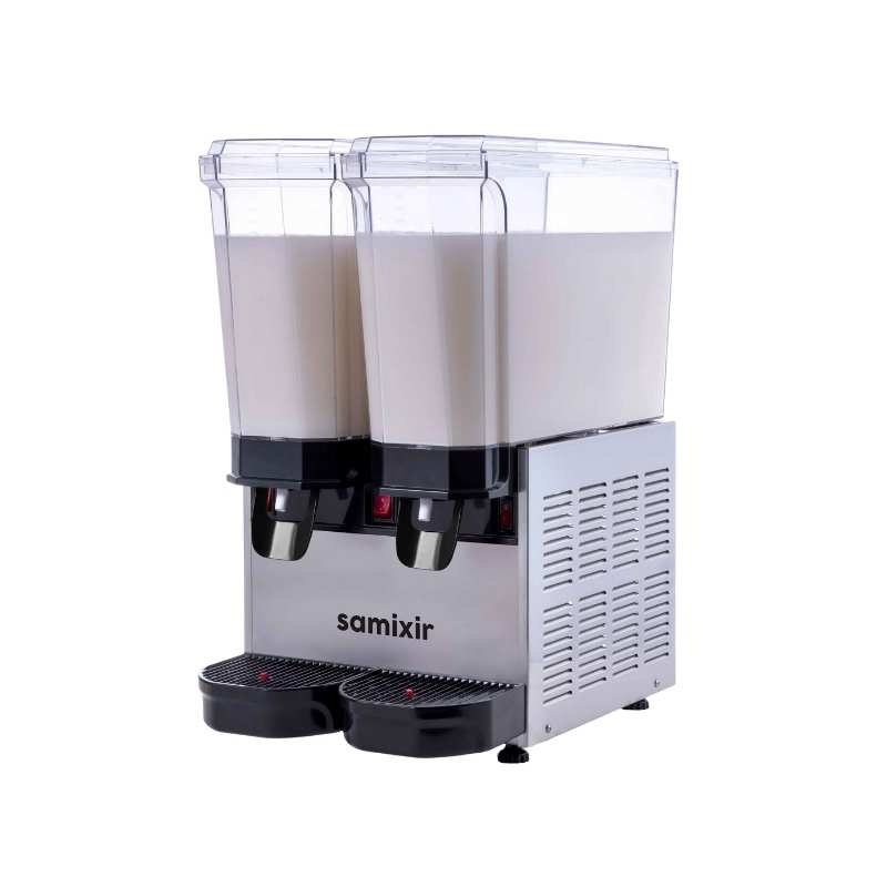 Samixir 40-MMI Klasik Twin Karıştırcılı 20+20 Lt. Soğuk İçecek Dispenseri - Inox