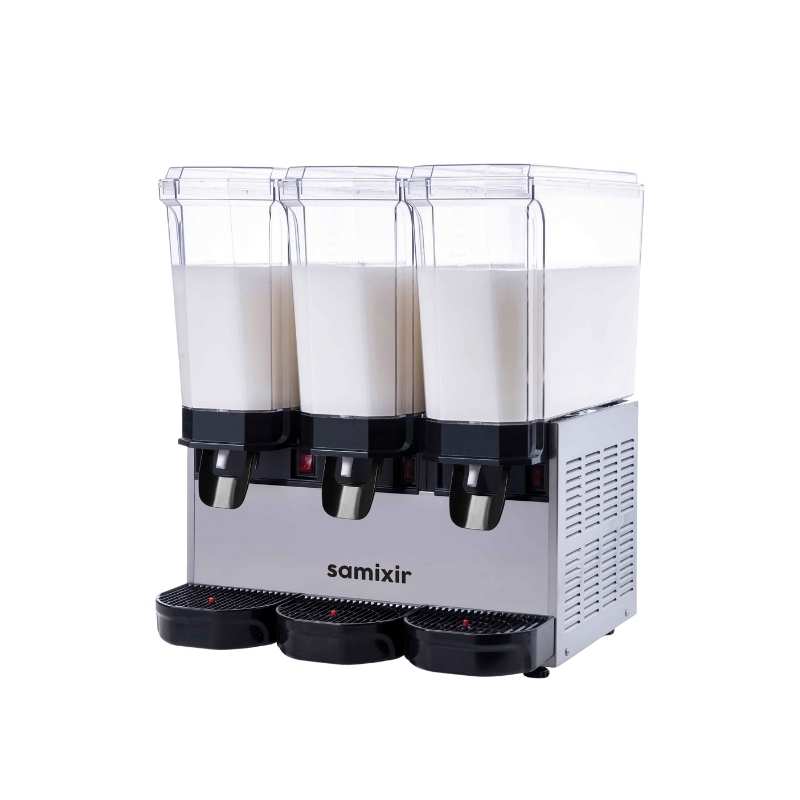 Samixir 60-MMMI Klasik Triple 20+20+20 Lt. Karıştırıcılı Soğuk İçecek Dispenseri - Inox