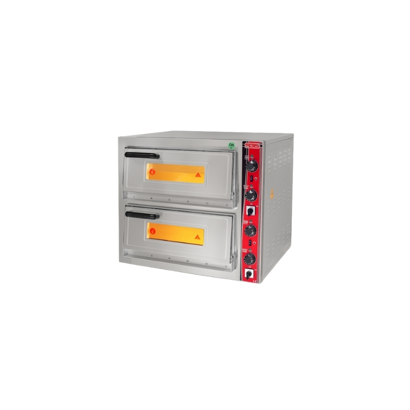 SGS PO5050-DE Elektrikli Endüstriyel Çift  Katlı Pizza Fırını 