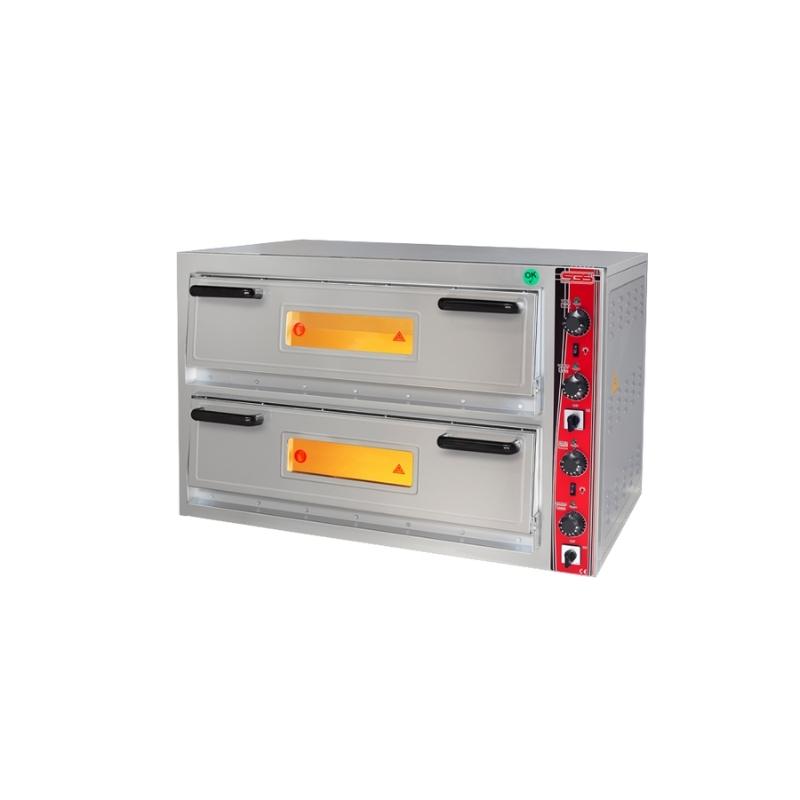 SGS PO6868-DE Elektrikli Endüstriyel Çift Katlı Pizza Fırını 