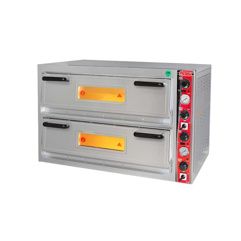SGS PO9262-DE Elektrikli Endüstriyel Çift Katlı Pizza Fırını 