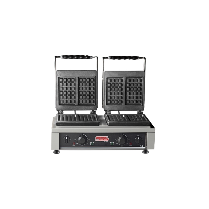 SGS WK-25-DE Waffle Makinesi Kare Modeli / Çift Kapaklı