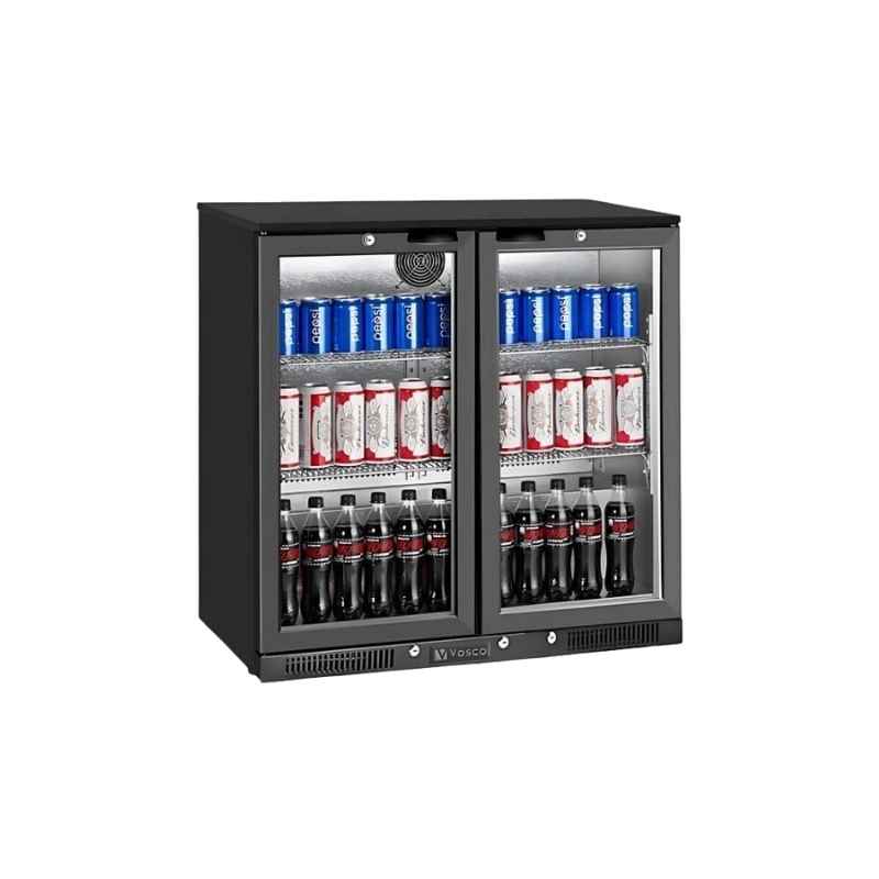 Vosco VBBC250S 238 Lt Çift Kapılı  Bar Altı Şişe Soğutucu