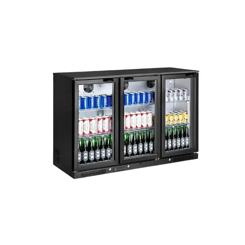 Vosco VBBC-350S 338 Lt Üç Kapılı   Bar Altı Şişe Soğutucu