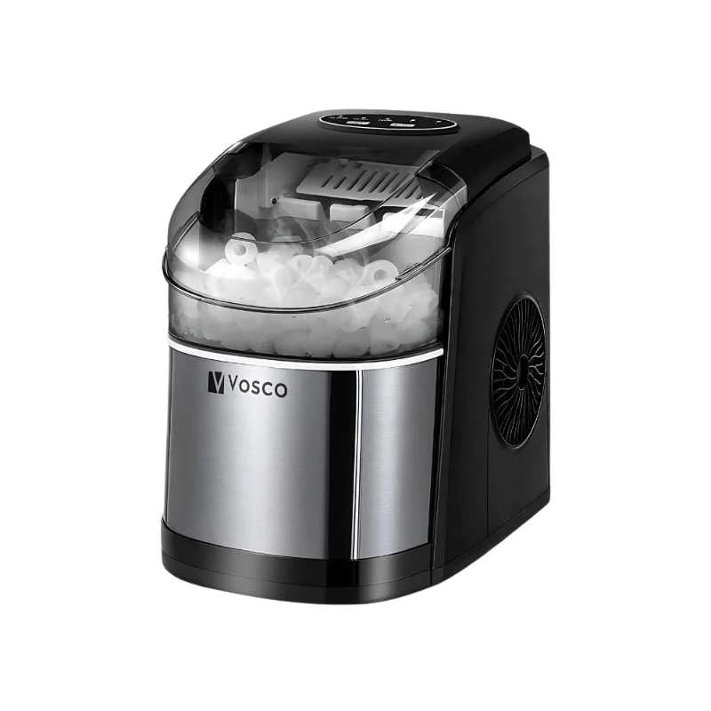 Vosco VHZB-12CS 12Kg Set Üstü Buz Makinesi -Siyah