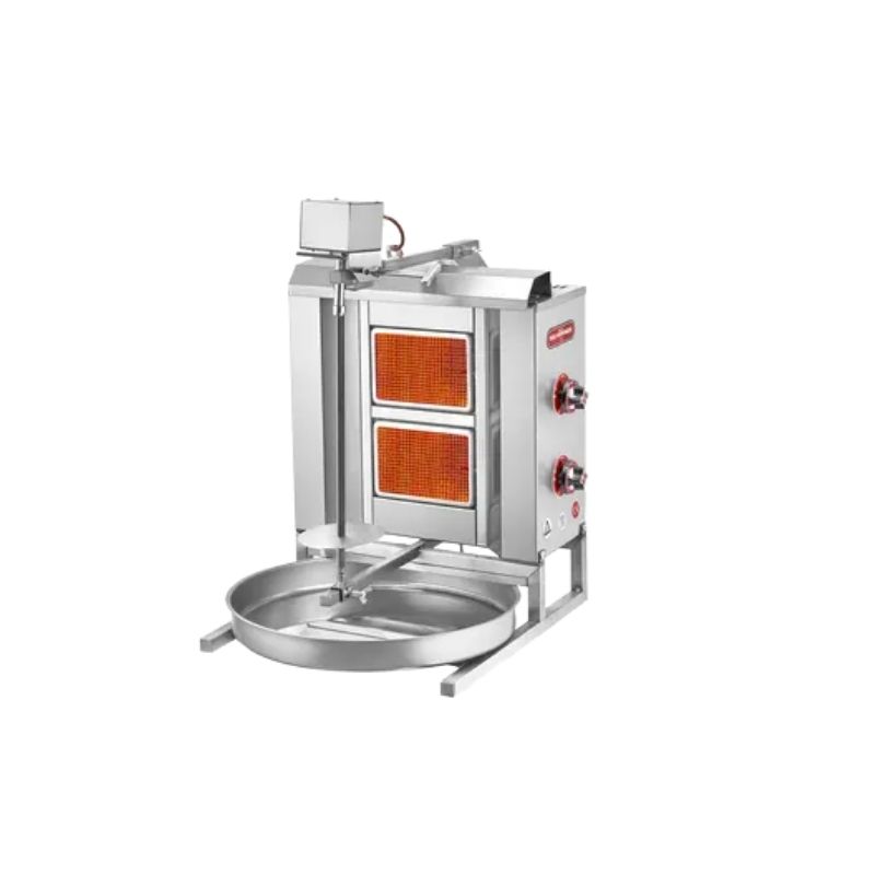 Işıkgaz Silverinox 2164-U2L 2 Radyanlı LPG Tüplü Üstten Motorlu Döner Ocağı