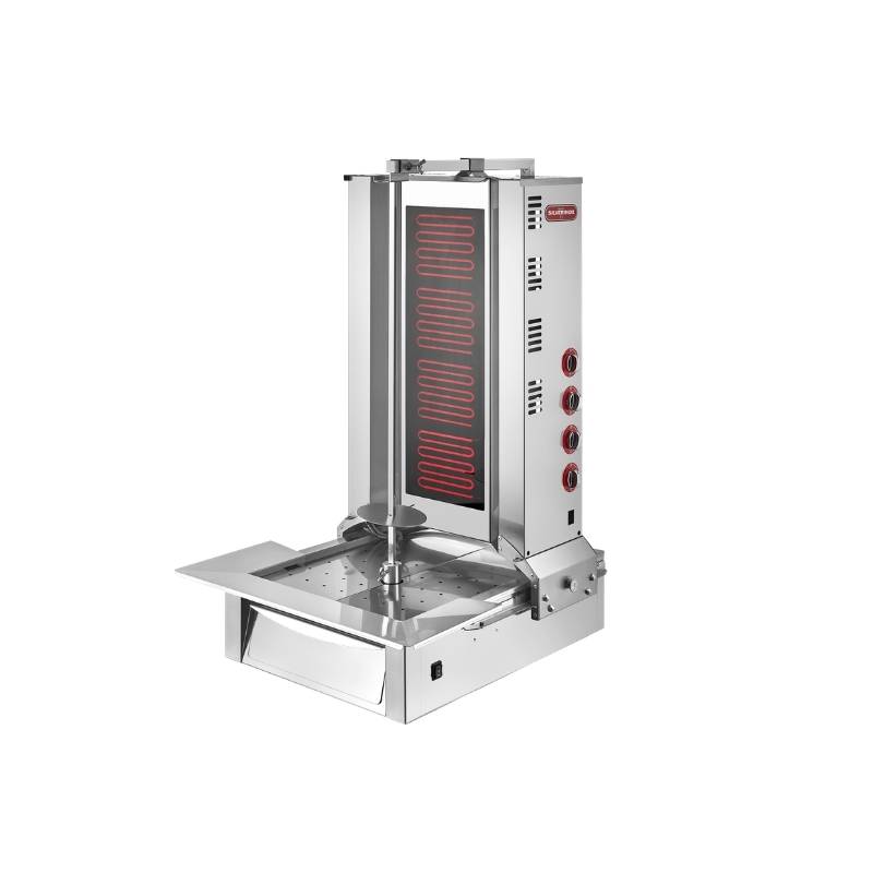 Işıkgaz Silverinox AD-04 4 Radyanlı Elektrikli Alttan Motorlu Döner Ocağı