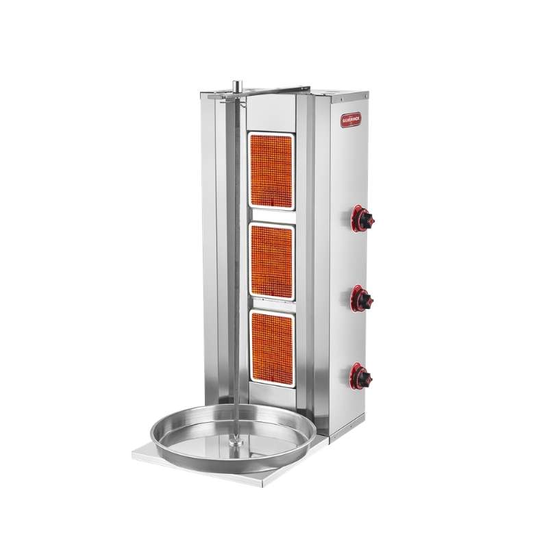 Işıkgaz Silverinox 2161 3 Radyanlı LPG Tüplü Döner Ocağı