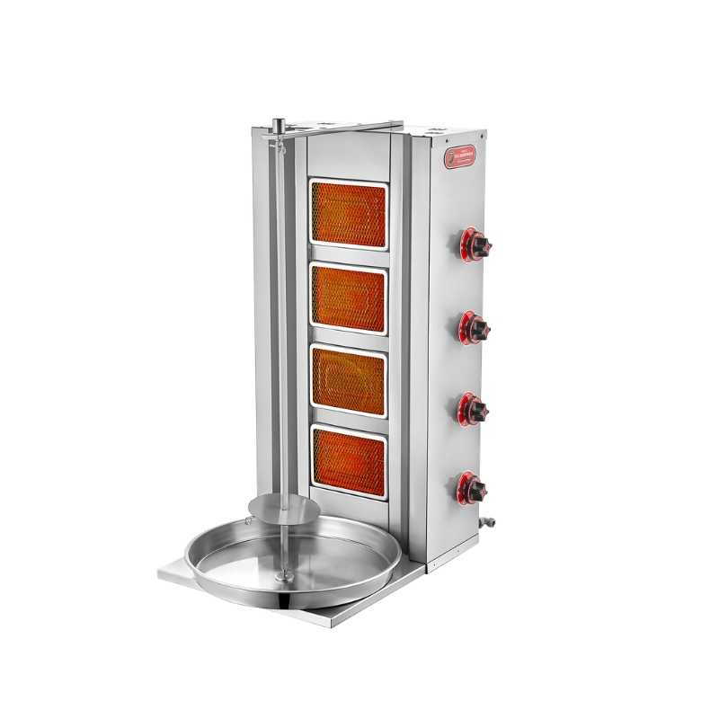 Işıkgaz Silverinox 2162 4 Radyanlı LPG Tüplü Döner Ocağı