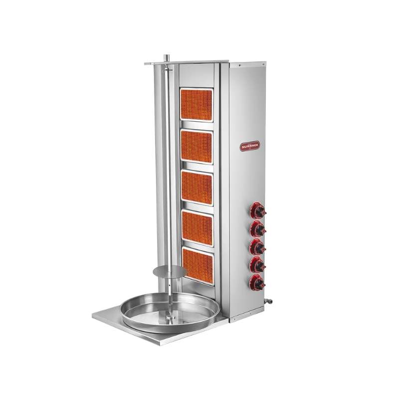Işıkgaz Silverinox 2163 5 Radyanlı LPG Tüplü Döner Ocağı