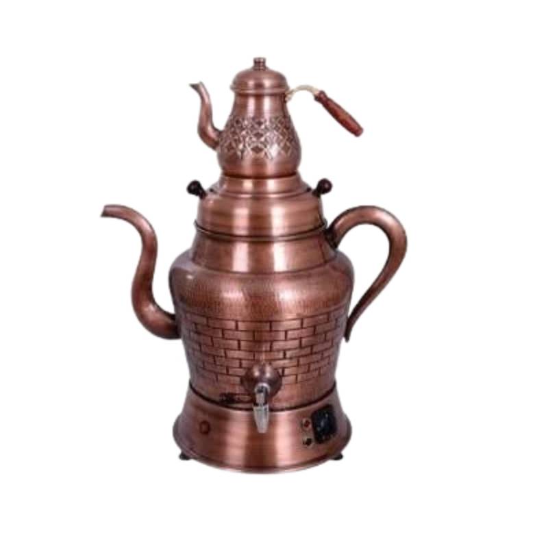 Anka DESO1 Demlik Tipi Elektrikli 1Demlikli Bakır semaver