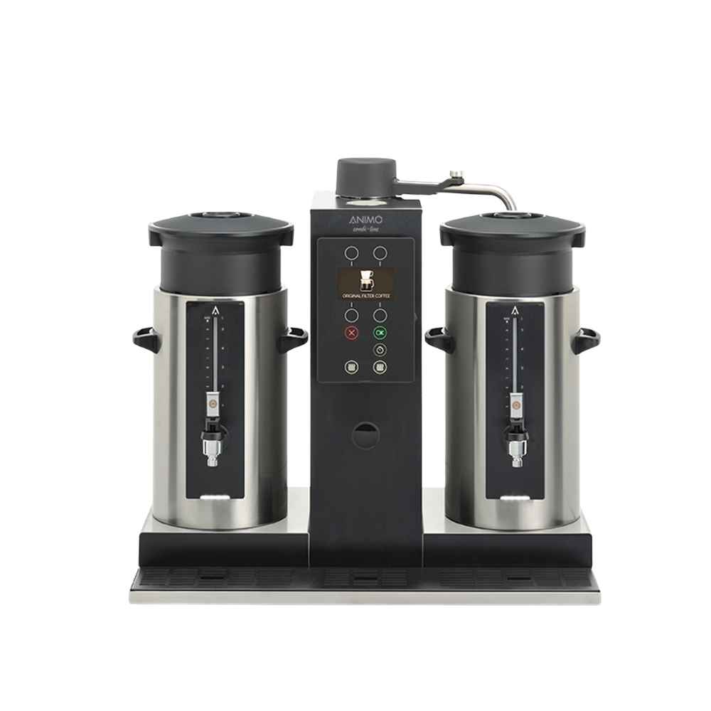 Animo 1005390 ComBi-Line CB 2x5 Silindirik Filtre Kahve Makinesi, 10 L