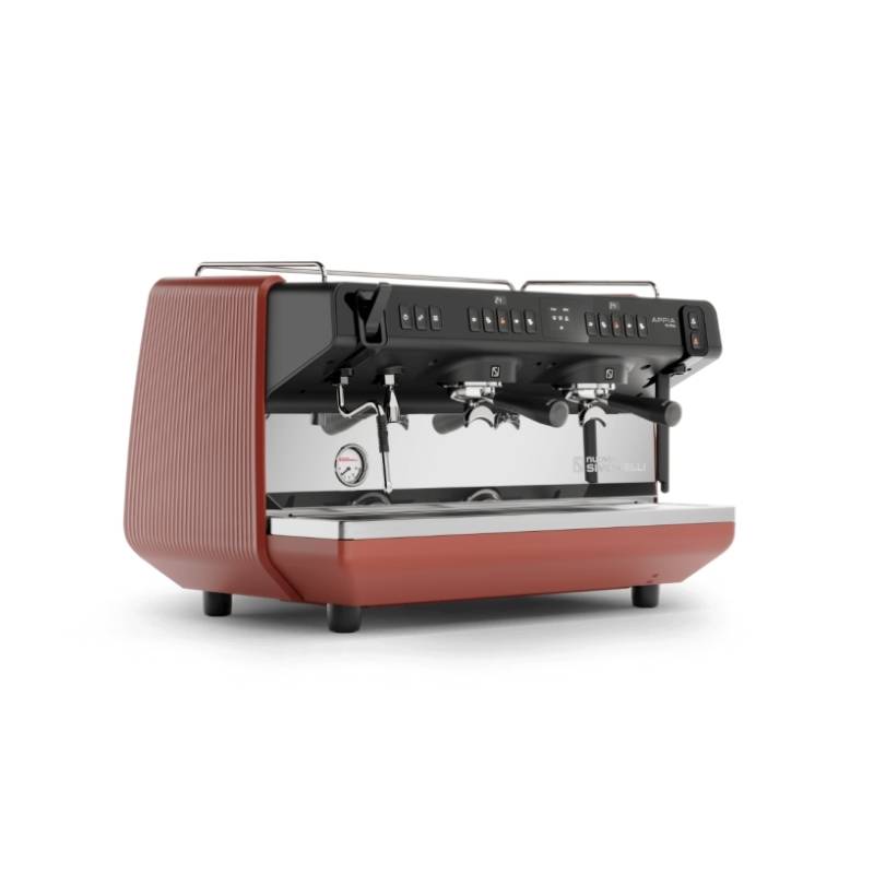 Nuova Sımonelli Appia-Viva XT 2 Gruplu Otomatik Dozaj Ayarlı Espresso Kahve Makinesi - Kırmızı