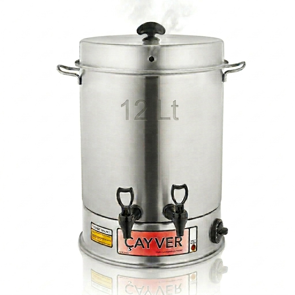 Üret ECM 120 Bardak Çay Makinesi 12 Litre 2000W Paslanmaz Çelik
