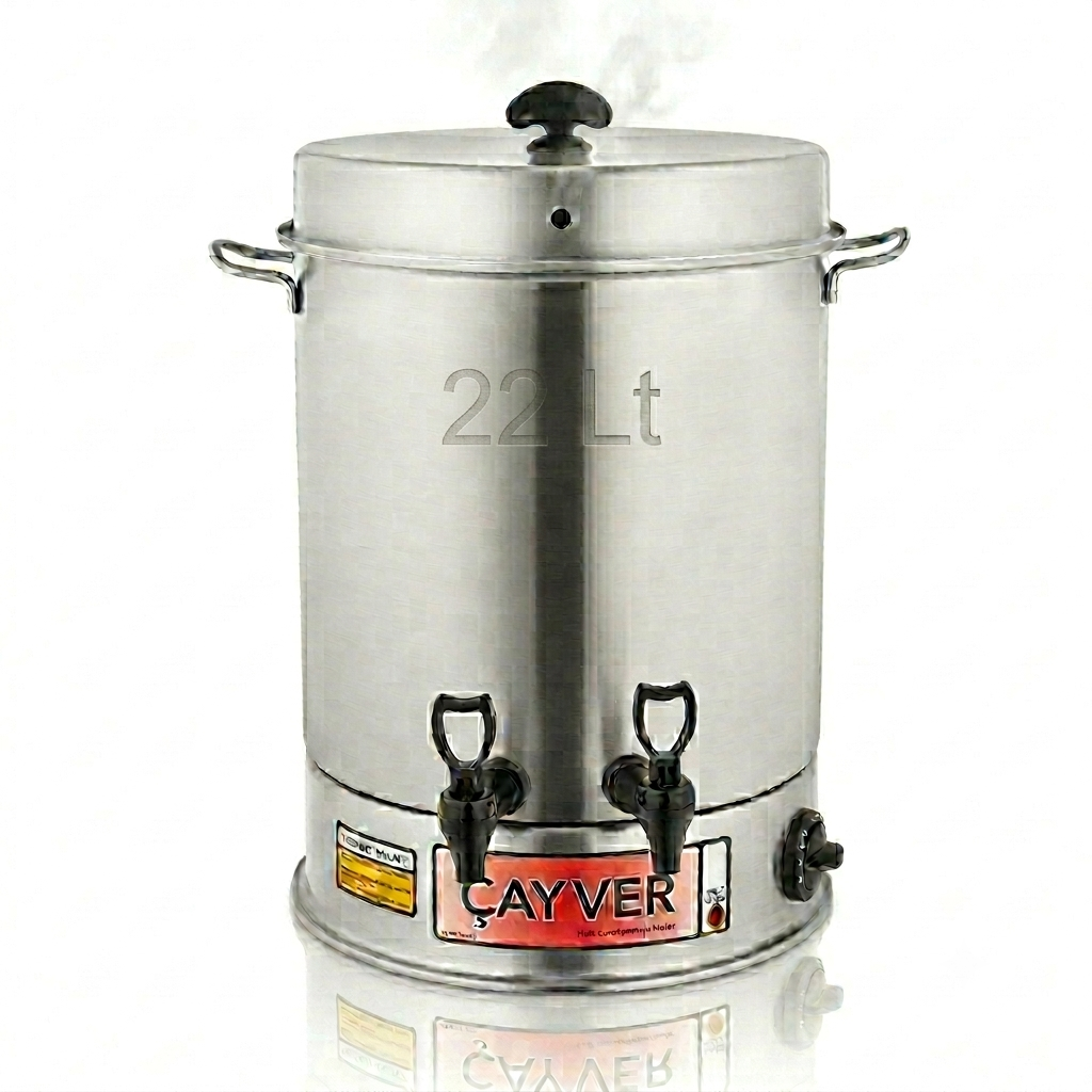 Üret ECM 250 22 Litre 250 Bardak Çay Makinesi Paslanmaz Çelik