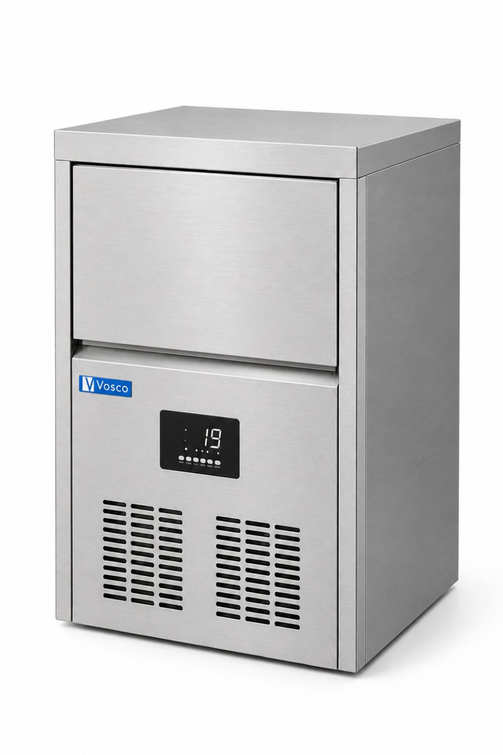 Vosco 30 Kg/Gün Küp Buz Makinesi - 15 Kg Hazneli Yerli Üretim Profesyonel Buz Makinesi