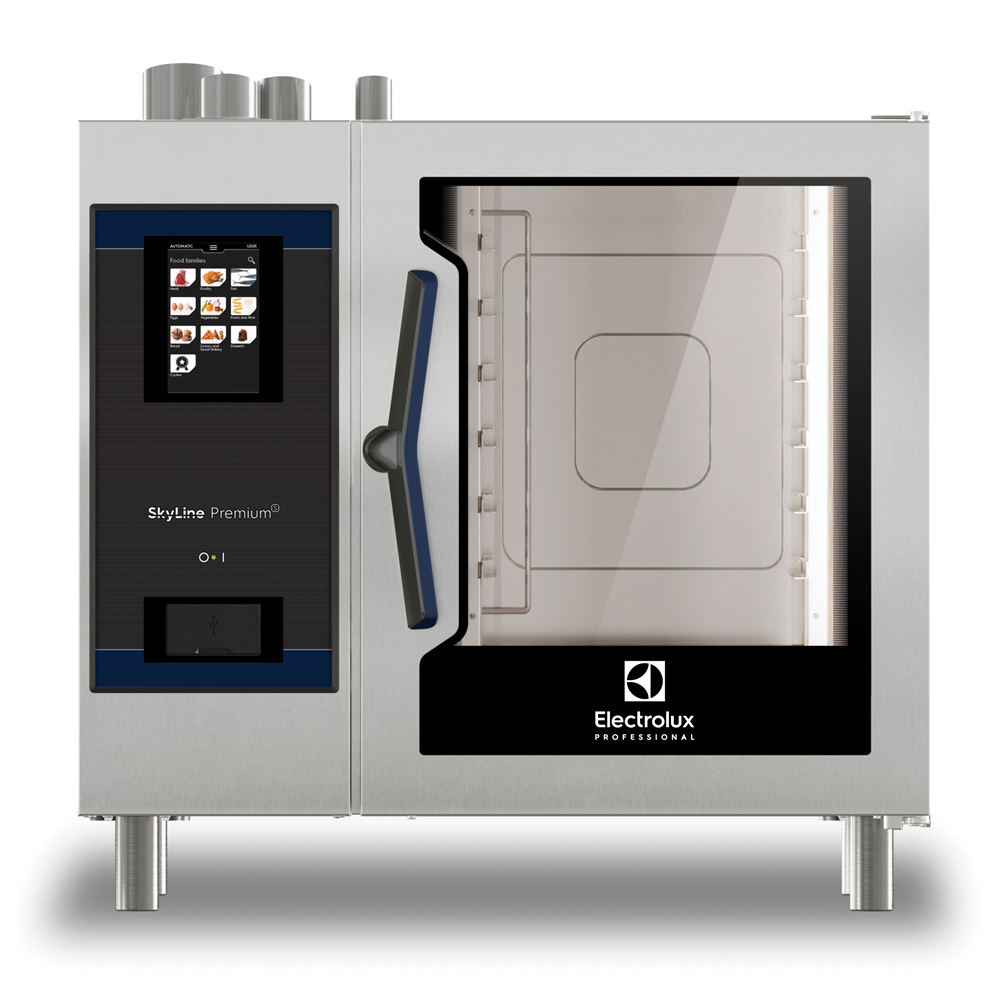 ELECTROLUX Professional SkyLine PremiumS Kombi Fırın, Gazlı, 6GN 1/1, 217790-ECOG61T2G1