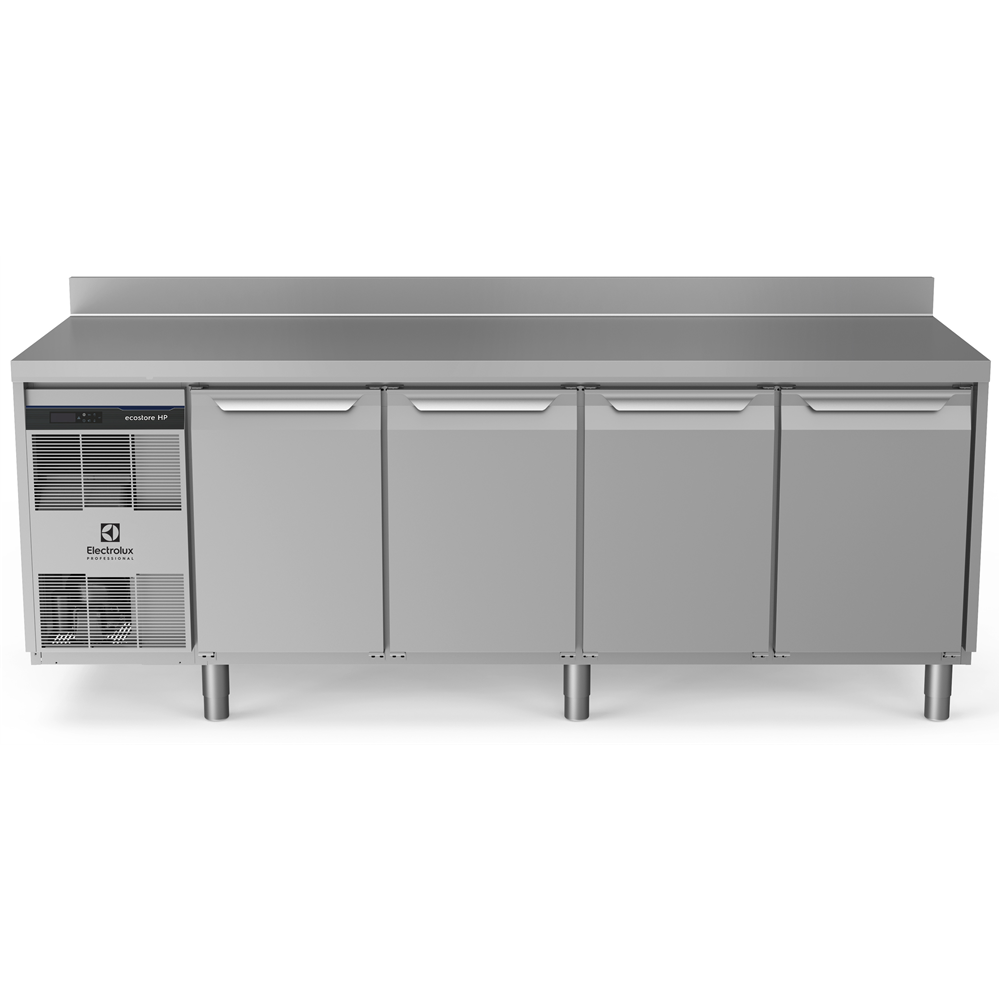 ELECTROLUX Professional ecostore HP Premium Tezgah Tipi Soğutucu, Heavy Duty, 590 Lt, 4 Kapılı, Üst Tablalı, Sırtlı, 710063-EH4H3AAAA