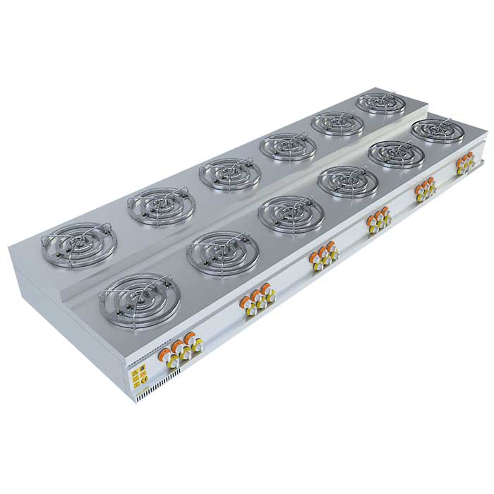 BEKA Ekoset Üç Yanışlı Künefe Ocağı, Basamaklı, 12x3'lü, EK280155