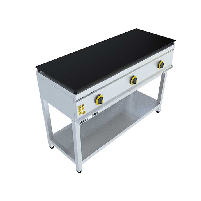 BEKA Ekoset Bazlama Ocağı, Taban Raflı, 125x60x85, EK160679