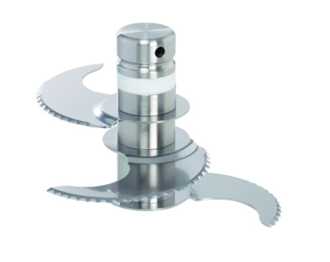 ROBOT COUPE R 15/20 Parçalayıcı Mikserler İçin 3 Kanatlı, Kalın Dişli Paslanmaz Çelik Bıçak, YDK22