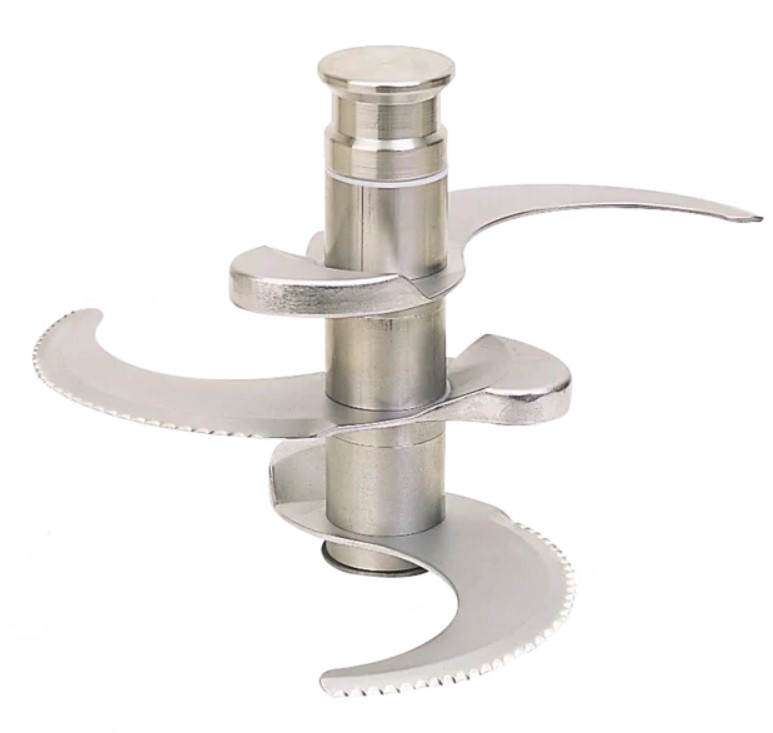 ROBOT COUPE R 60 Parçalayıcı İçin 3 Kanatlı, Kalın Dişli Paslanmaz Çelik Bıçak, YDK32