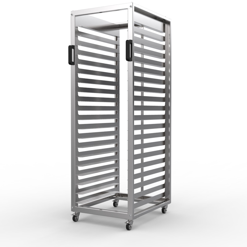 MATEKA Tepsi Taşıma Arabası, 15 Tepsi, 50x70 cm