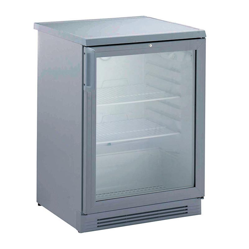 ZANUSSI 110569 Tezgah Altı Buzdolabı, 1 Cam Kapılı, Gri Boyalı, 160 Lt