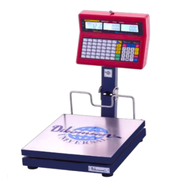 DİKOMSAN OPN-WYSK-150 Fiyat Hesaplamalı Tartım Terazisi, Boyunlu, 150 kg, 35x40